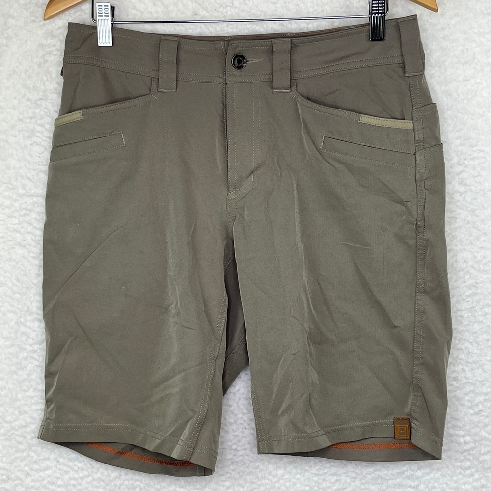 5.11 Tactical Apex Shorts Mens 30 Ranger Green Flex-Tac Stretch Cargo 73325